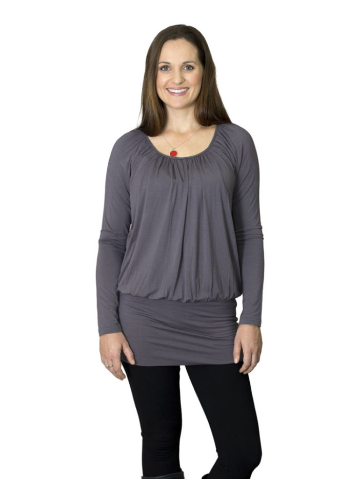 Gabby Tunic in pewter